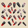 Spooky Season Fake Nail Red Gothic  Blood Drip Motifs Rose Blood Drip Art Glossy Comfortable Wear Party Accessories