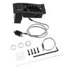Complete 4 Band Frequency Adjuster Set Plastic Texture for Folk Guitars with Prewired Cables and Mounting Hardware