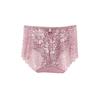 Mutandine con fiori di pizzo cavo Lingerie sexy senza cuciture da donna Slip con rialzo per fianchi taglie forti Mutandine sanitarie traspiranti Biancheria intima per dormire