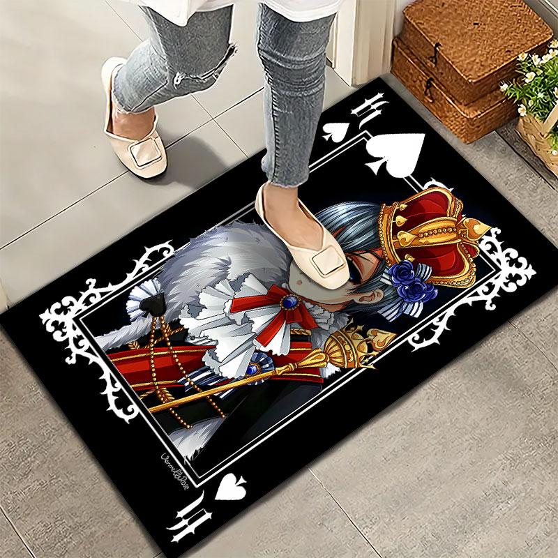 Black Butler Carpet Rug For Living Room Bedroom Home Sofa Decoration Kids Play Nonslip Floor Mat