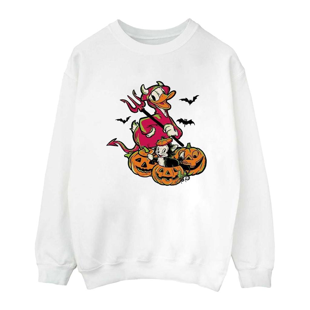 Disney Womens/Ladies Donald Duck Devil Sweatshirt