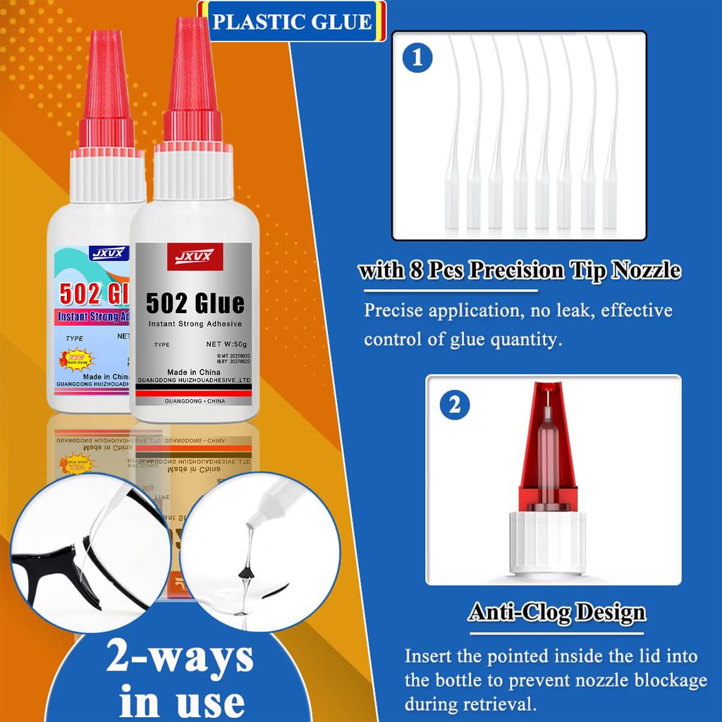 Super Glue 502 Metal, Plastic, Glass, Wood Cyanoacrylate Adhesive Toy Assembly and Repair