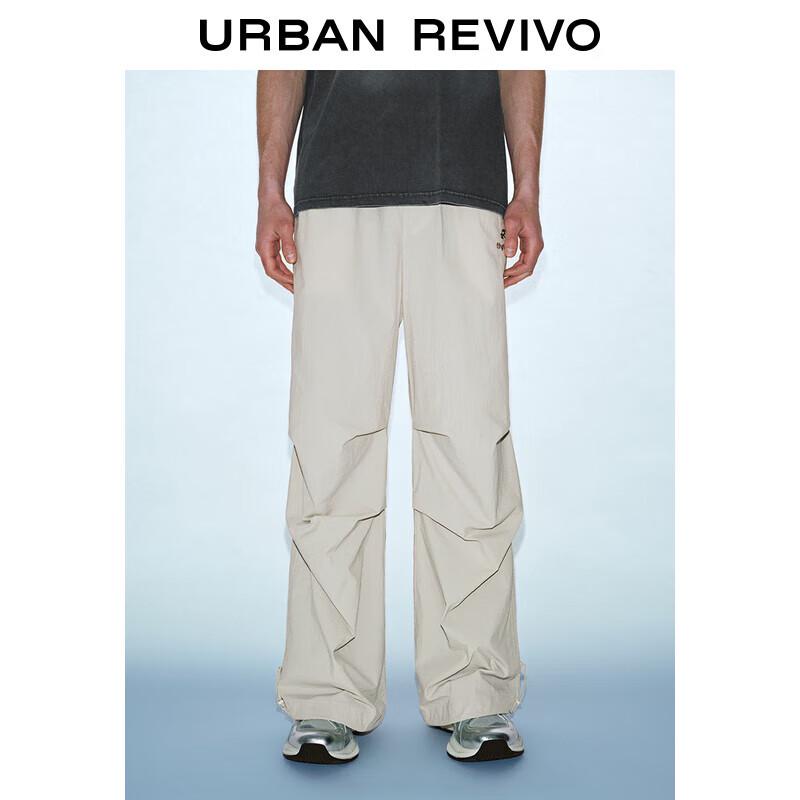 

UR2025 Men s Relaxed Fit Drawstring Printed Wide-Leg Pants 34