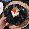 Reusable Western Cuisine Plate Ceramic Storage Dish Tableware Dessert Tray  Cake