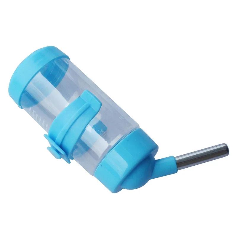 Hanging Pet Drinking Head Pipe Fountain Plastic Water Bottle Dispenser Feeder for Hamster, Dog, Guinea Pig, Squirrel, Rabbit