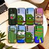 P-Pepe the Frog  Phone Case For Samsung Galaxy A73,A72,A71,A70,A53,A52,A51,Others Soft Black Cover
