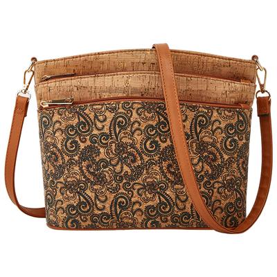 Shoulder Crossbody Cork Stylish and Popular Retro Wood Perfect for or Travel [maruno] Women's Bag, Bag, Handbag, 2-Way Bag, Color, Lightweight,