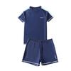 Children's Plus Size Quick-Dry Two-Piece Swimsuit with Sun Protection
