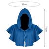 Medieval Plague Doctor Cosplay Costume for Halloween with Pointed Hat Cloak Bird Beak Mask and Hooded Cloak Cosplay Party