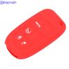 jingyuqin Remote Car Key Case Silicone For Dodge Journey Charger for Jeep Renegade Grand Cherokee for Chrysler 200 300 Smart Key