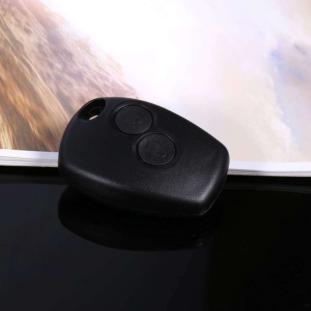 Key Shell, Remote 2 Button Key Case, Black Car Renault Kangoo Modus Master Auto Renault