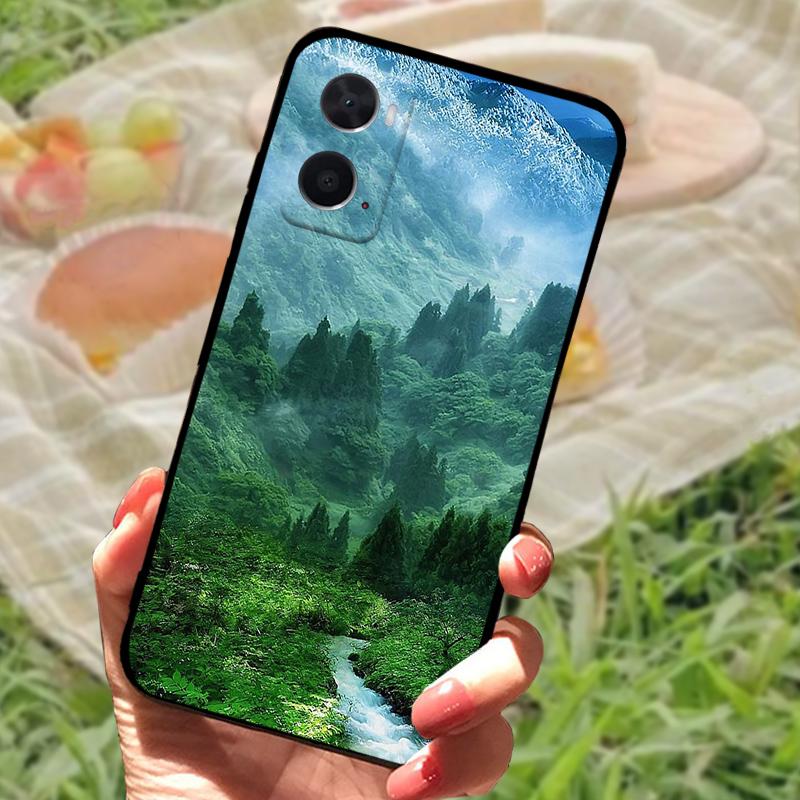 Für OPPO A96 A36 A76 4G Hülle Stoßfest Rückseite TPU Weiche Abdeckung Für OPPO A96 A36 A76 4G Handyhüllen Luxus Schwarz Schutzhüllen