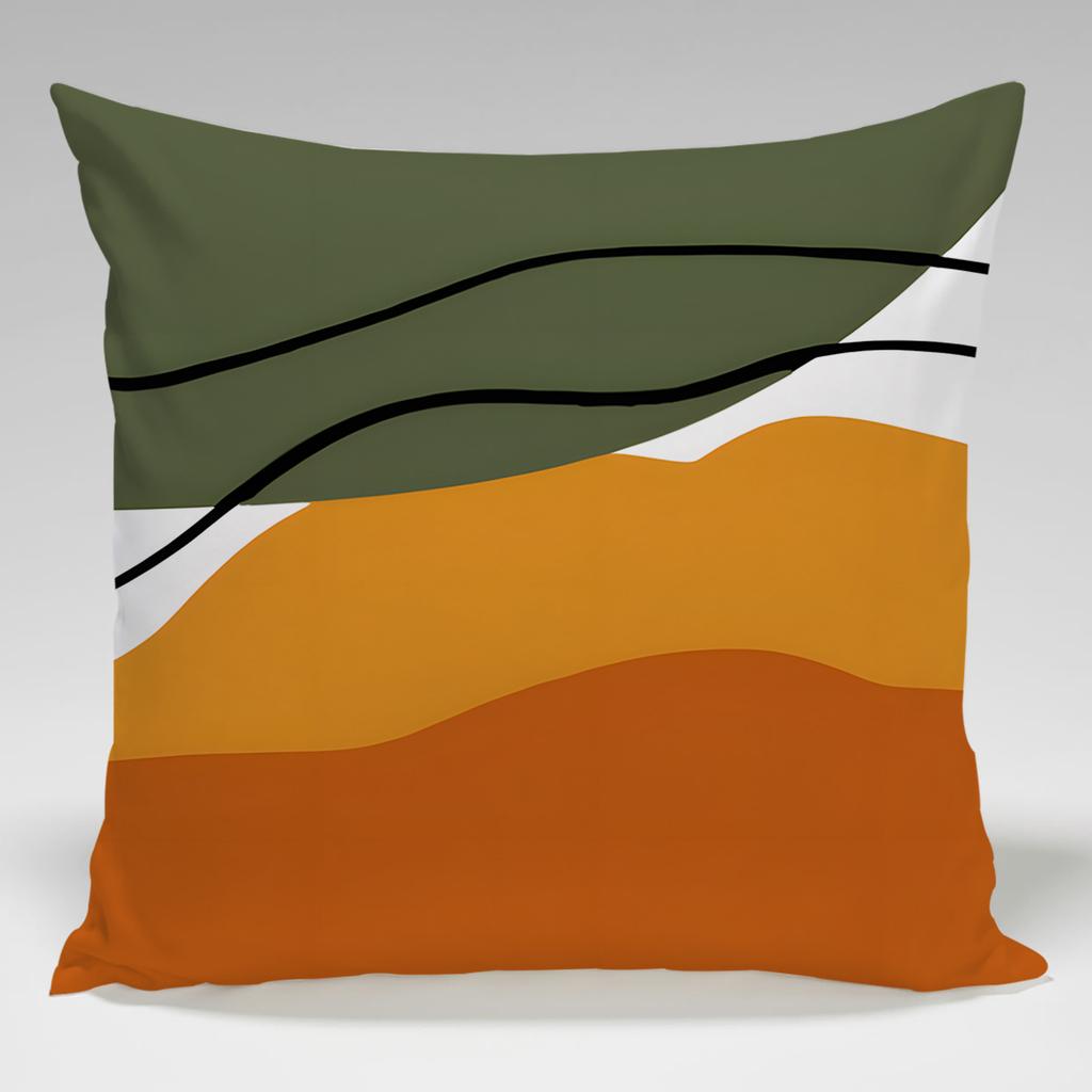 Bohemian Abstract Pattern Throw Pillow Cover With Short Plush Print For Living Room Sofa Decoration Cushion Cover Pillow Covers