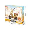 Mini Motorcycle Car Building Blocks For Kids Electric Car Assembling Model Toys Early Learning Birthday Gifts For Girls Boys