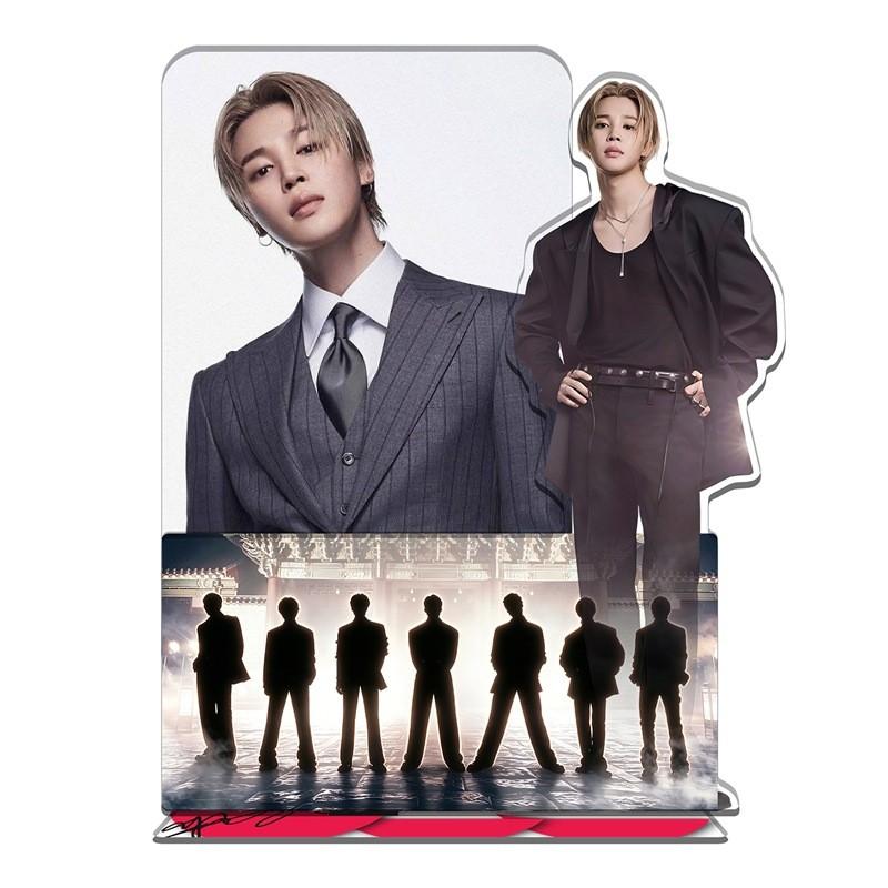 Akrylowy stojak BTS World Tour z bezszwową warstwą do ekspozycji kolekcjonerskiej i jako prezent dla fanów