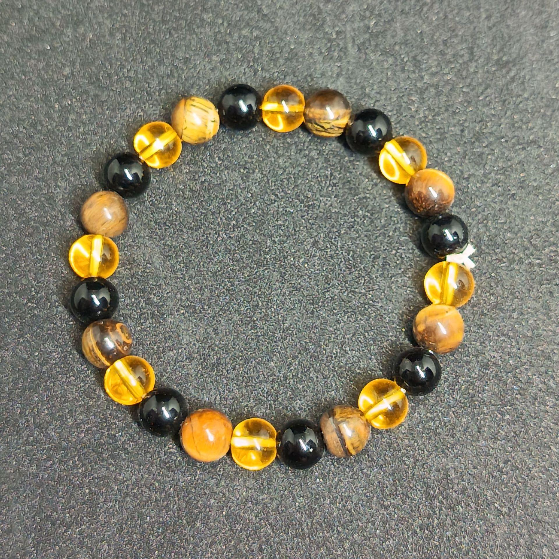 Браслет Мала для йоги и медитации  Энергия семи чакр  8 mm glass beads