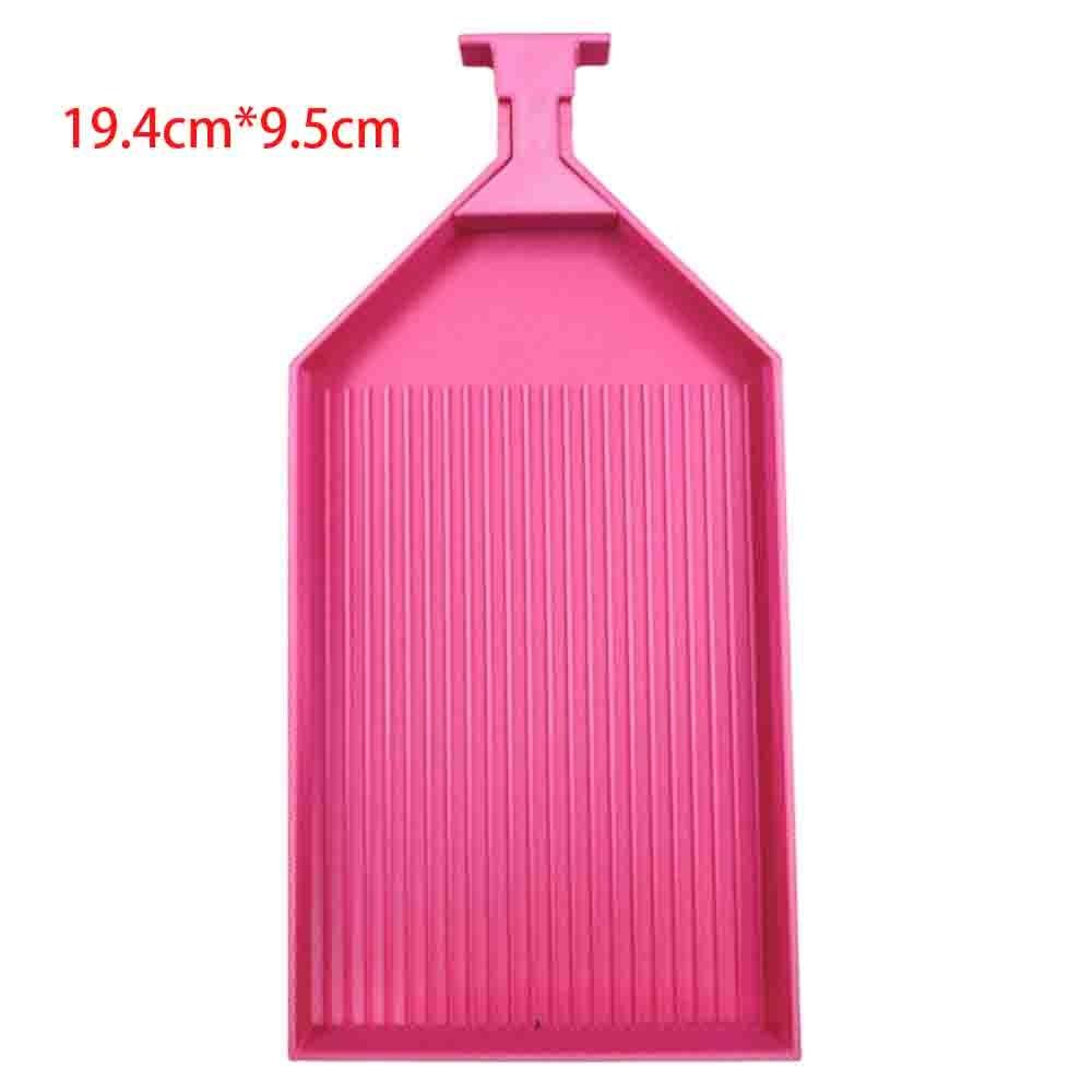 DIY Craft Large Diamond Painting Tray Embroidery Large Capacity Drill Storage Container Beading Plates with Y Shape Pop-up Plug