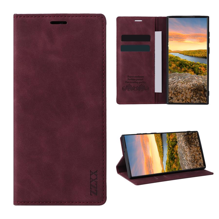 Wallet Card Slot Magnetic Flip Leather Case For Samsung Galaxy S26 Ultra S25 Plus S24 FE A06 A07 A16 A17 A26 A35 A36 A55 A56