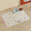 VIKAMA Cute Cartoon Pet Cat Dog Feeding Mat, Waterproof Anti-Slip Non Slip Food Mat for Cat Dog Bowl, Easy Clean Print
