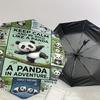 1PC Panda Adventure Umbrella-8-Rib Reinforced Portable Folding Travel Suitable for All Seasons Outdoor Daily Use Is an Ideal Choice  -K0362