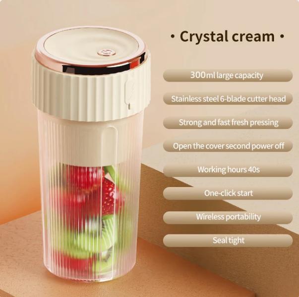 

Стакан для сока Портативный блендер для фруктовых соков USB Перезаряжаемый Смузи Мини 6 Лезвий Электрическая Мини-бутылка Лето Дом