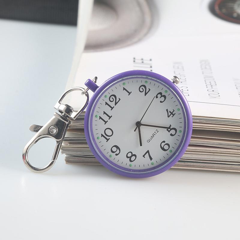 Pocket Watch Keychain Remote Control Clock Student Doctor Medical Vintage Watch