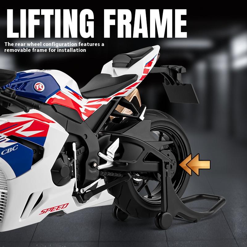 1:12 alloy motorcycle model, cool lighting, exquisite desktop ornaments, the best collection for motorcycle enthusiasts