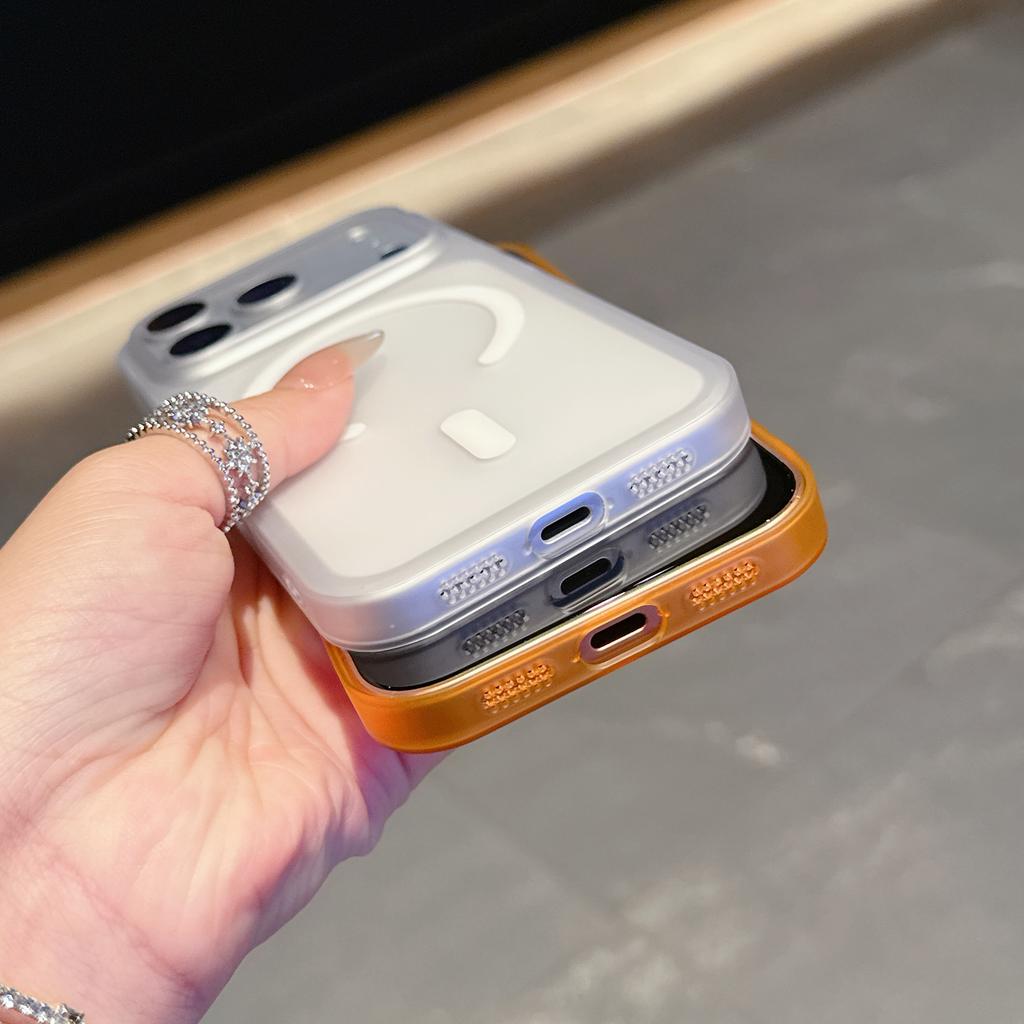 Translucent Matte Ultra Thin For Magsafe Case For iPhone 17 Air 16 15 14 13 12 11 Pro Max Plus Hard Magnet Wireless Charge Cover