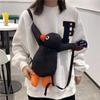 Penguin Plush Backpack Cartoon Cute PINGUed Plush Toy Soft Stuffed Animal Shoulder Bag for Kids Girls Birthday Gifts
