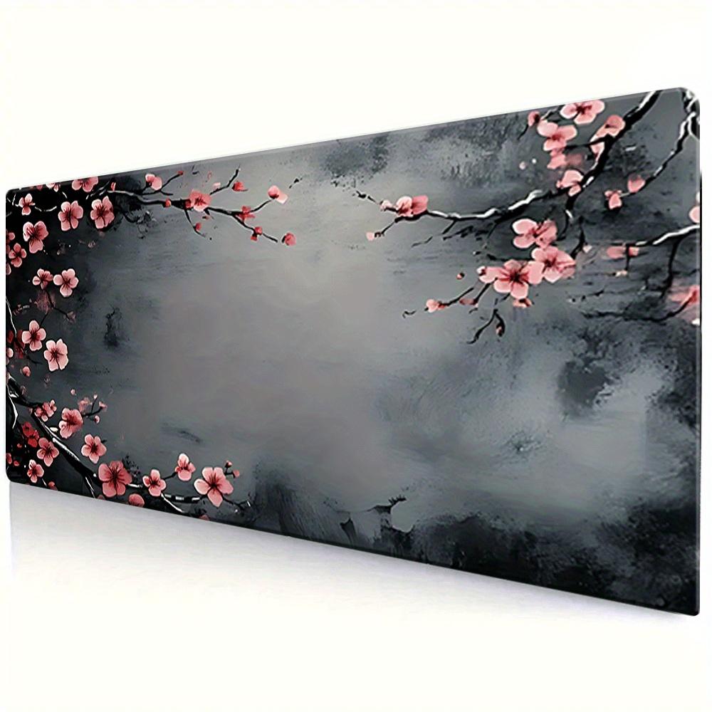 Cherry Blossoms Mouse Pad Large Computer Office Game Table Mats XXL Rubber Antislip Gaming Keyboard Mousepads Long Desk Pads