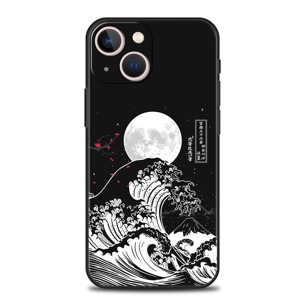 Giappone Tokyo Osaka Kanagawa Custodia per Telefono con Etichetta Per iPhone 16e 15 14 13 12 11 Pro Max XS X XR SE 7 8 Plus Cover in TPU per iPhone 16