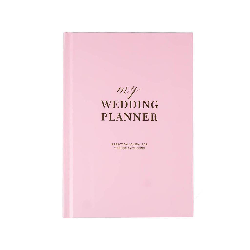 Red Hardcover Wedding Planner and Budget Notebook