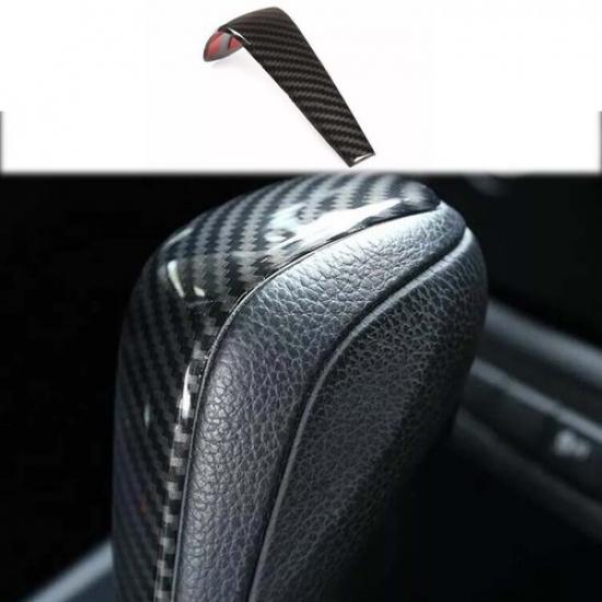 Carbon Fiber 2010-2015 Car Central Console Gear Shift Knob Cover For BMW X1 E84