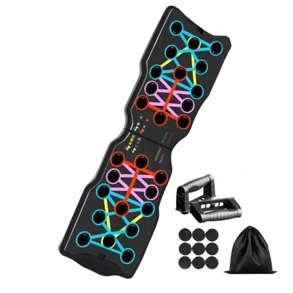 Portable Foldable Pushup Board Strength Training Rack Homes Workout Equipment Gift for Man And Women Easy to Use