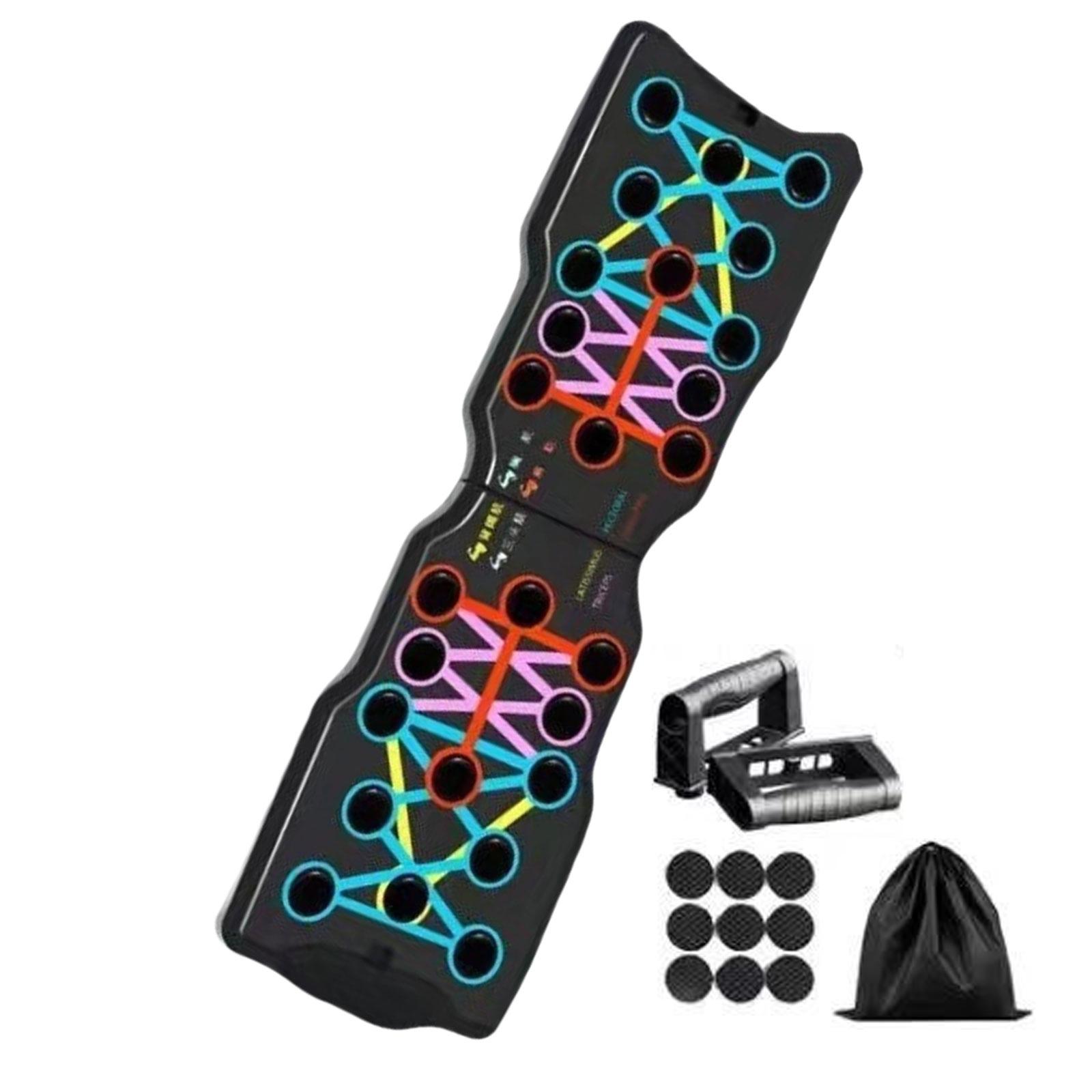 

Portable Foldable Pushup Board Strength Training Rack Homes Workout Equipment Gift for Man And Women Easy to Use 1