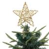 Festival Small Christmas Star Tree Toppers Star Christmas Tree Toppers Iron Crafted Festival Tree Accessory