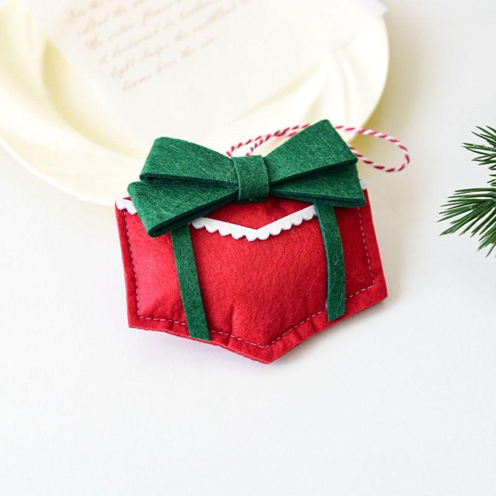 Small Christmas Decoration Gift Box Christmas Tree Decoration Mini Christmas Gift Pack  Home Decor