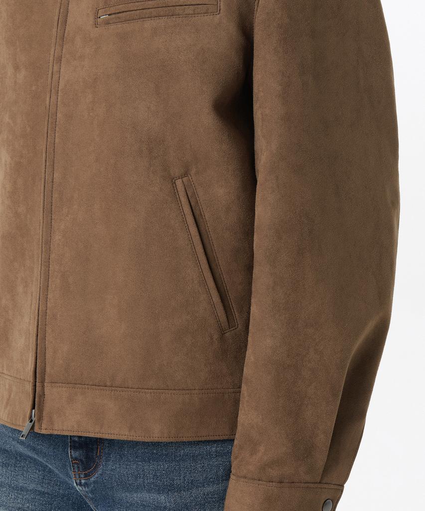 Musinsa Standard Synthetic Suede Work Jacket [Light Brown]