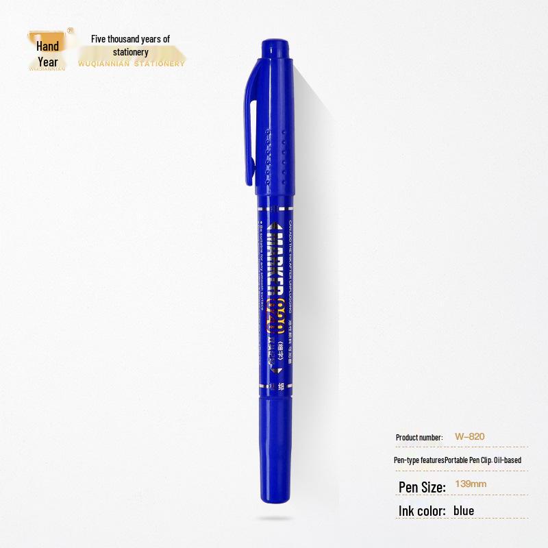 Five Thousand Years Dual-Tip Marker: Water-Based Fine & Thick, Non-Erasable Line Drawing & Art Pen.