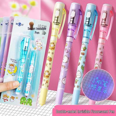 Invisible UV Double-Ended Marker & Secret Writing Pen with Night Glow