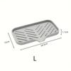 Silicone Faucet Mat Kitchen Tools Sink Tray Soap Dispenser Sponge Drain Pad Sink Splash Mat Countertop Storage Soap Tray Soap