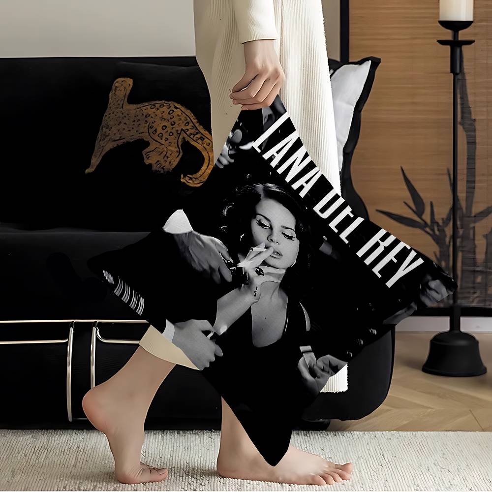 Singer L-Lana Del Rey Pillow Cushion Cover Pillowcase Living Room Sofa Home Decor