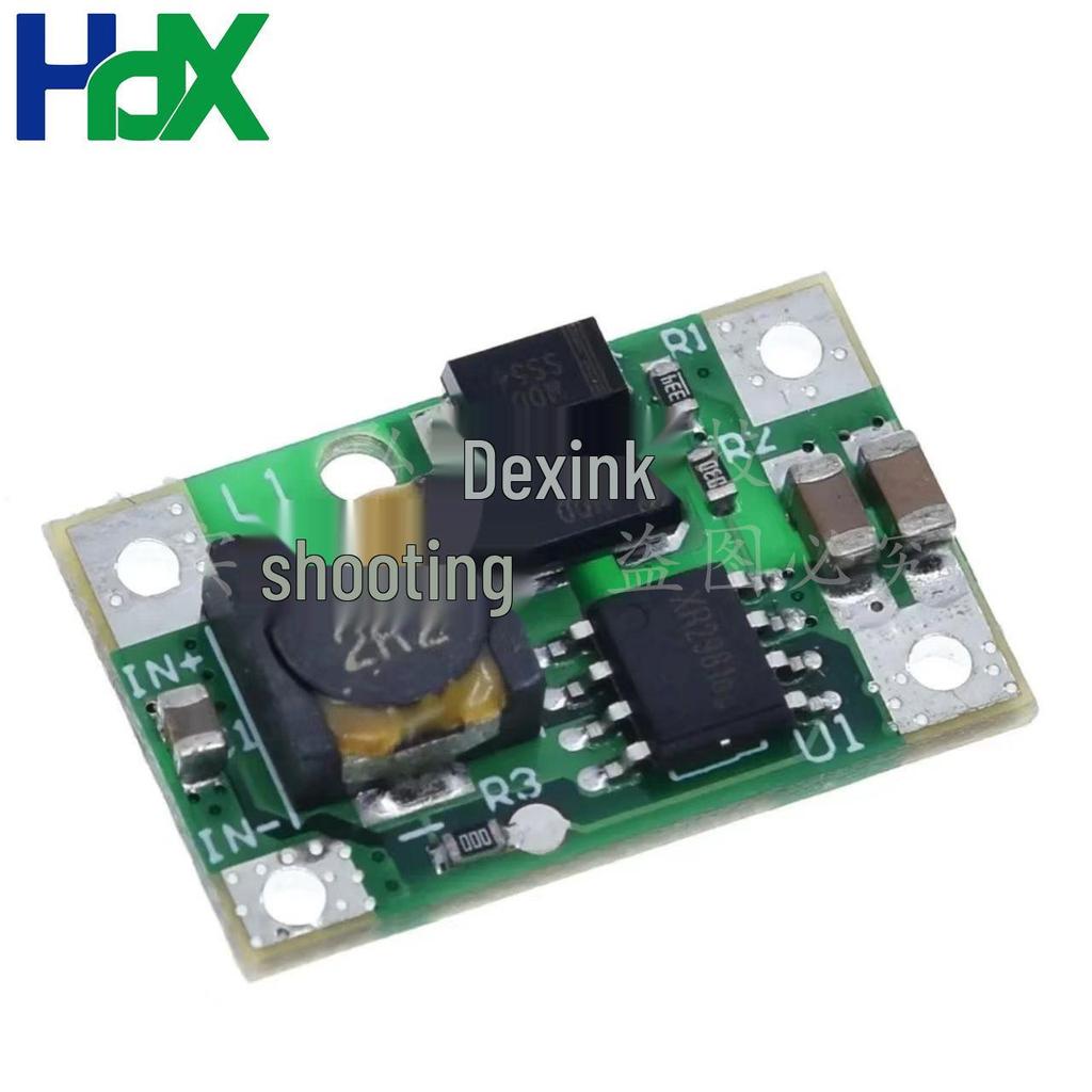 High-Efficiency Fast Charging Board: Synchronous Rectification, Compact Lithium Battery Boost Module with 5V/3A and 9V/12V/1A Outputs, Enable Switch