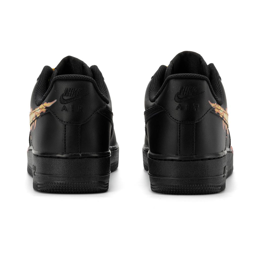 Nike Air Force 1 Abrasion Resistant Low Top Skateboard Shoes Unisex Black CW2288-001(Team1804-)