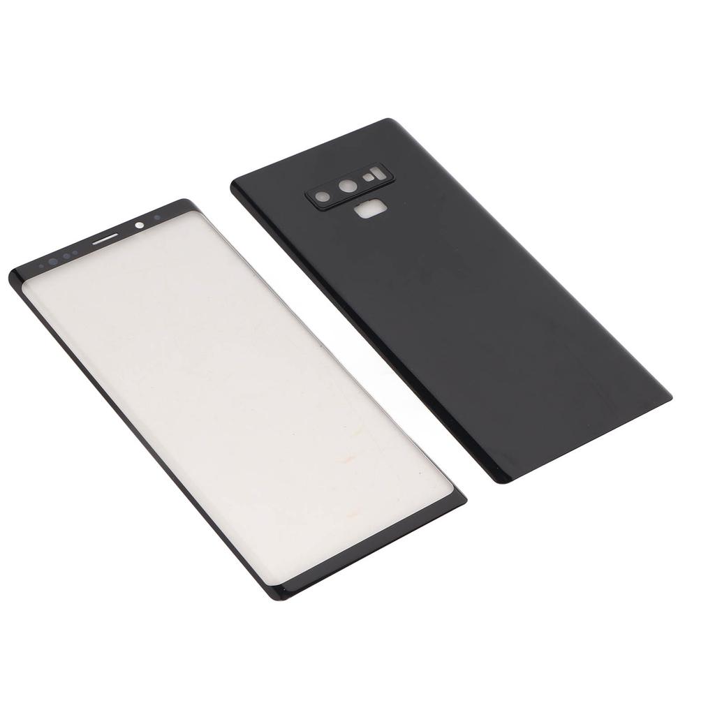 Phone Glass Screen and Rear Door Phone Screen and Rear Panel Repair Kit for Galaxy Note 9 Black
