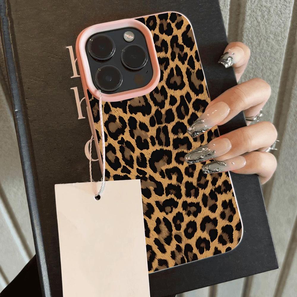 

Роскошный Чехол для Телефона с Принтом Леопарда и Cool Lichee Pattern Для Redmi Note 14 13 12 11 10 9 8 Pro Plus 4G 5G Ударопрочный Чехол Note 8