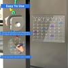 Acrylic Calendar Board, Refrigerator Magnetic Suction Calendar, Home Message Board Schedule