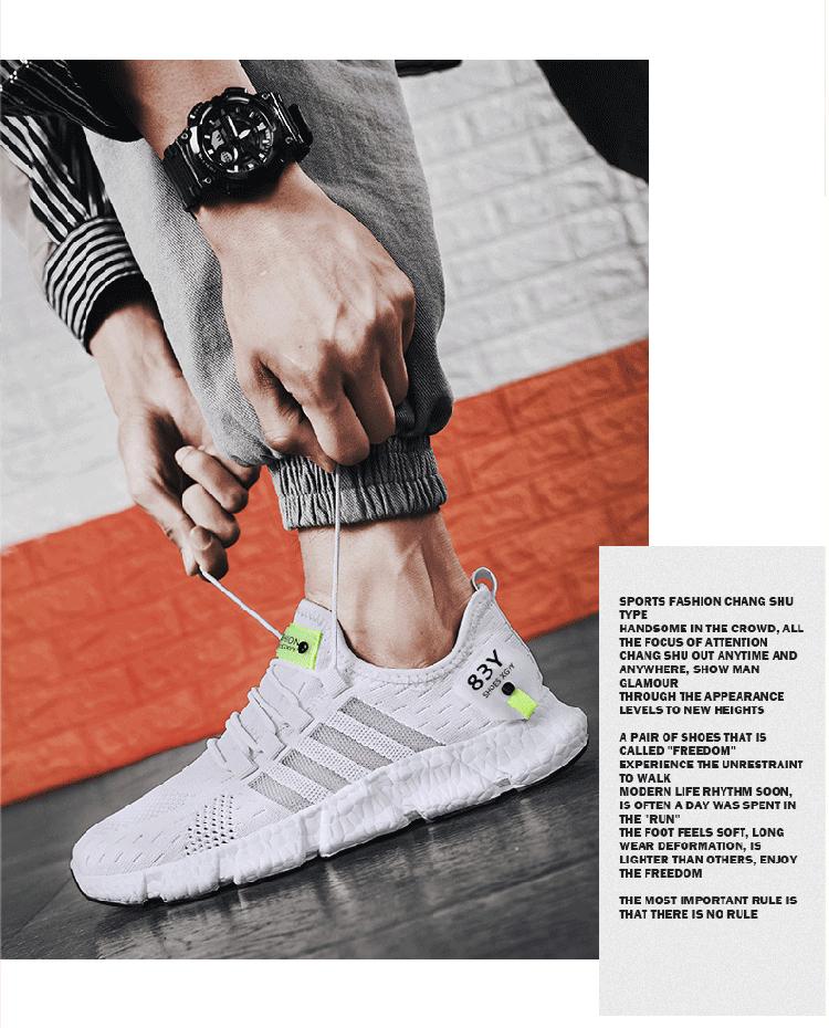 Ανδρικά μοντέρνα φθινοπωρινά casual παπούτσια για τρέξιμο - New Style Flyknit Sneakers