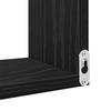 2 Pieces Wall Mounted Shelf for Bathroom, Living Room and Entrance Decorative Storage Rack, 40x40x49.5cm