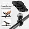 Silicone Shockproof Bike Phone Holder for Handlebars - Quick Release Mount for Mountain and Road Navigation